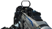 The Reflex Sight mounted on the Peacekeeper