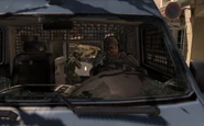 Grinch driving the van.