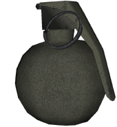 Model of the M67 Grenade.