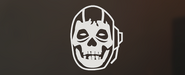 "Ghoulish" Emblem representing Ghost's skull face plate.