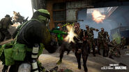 A horde of Zombies in Warzone during Season Two of Black Ops Cold War.