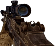 M14 EBR с глушителем и "Синим тигром".