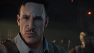 Richtofen contemplates the off-timing of him and his comrades arrival to Alcatraz.