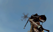 MH-6 delivering care package MW2