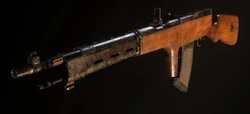 The original model of the Automaton, which had the adjustable rear sight raised prior to the Shadow War update