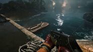 The PP-919 in the Zombies map Terminus, seen in the early gameplay footage.