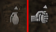 Grenade Indicator and Throw-back grenade indicator in Call of Duty: World at War: Final Fronts.