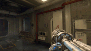 Firing the weapon.