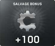 Salvage as a bonus in Rare Supply Drops.