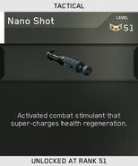 Nano Shot Unlock Card IW