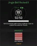 Ugly Sweater Camouflage Challenge MWR.png (125 KB) An example of the challenge required to unlock Ugly Sweater Camouflage, in this case, for Light Machine Guns.