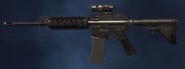 The M4A1 with a Reflex Sight in third person