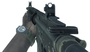 The M4A1 in first person