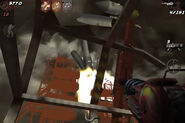 The rocket being destroyed in Black Ops Zombies.