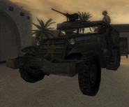 A M3 Half-Track in the mission "Counterattack"