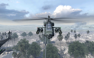 AH-64 Apache front view Team Player MW2