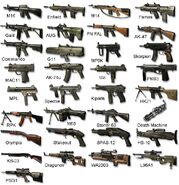 Call of Duty Black Ops Primary Weapons