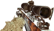 A Barrett .50cal with Fall Camouflage in Call of Duty: Modern Warfare 2.
