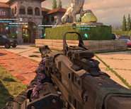 Titan during the Multiplayer Beta (note the purple ammo belt).