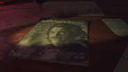 A magazine advertising Nero's fall from fame, seen in the Shadows of Evil intro.