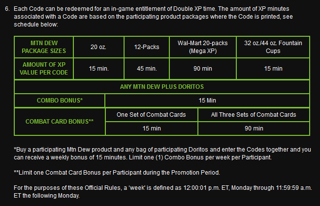 How to Get Modern Warfare 3 Mountain Dew Double XP Codes and More