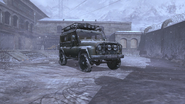 A UAZ on the map Outpost.