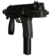 The MP9 in third person.