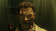 Older Takeo tells his younger self about the truth of the Emperor in the ending cutscene for Zetsubou No Shima.