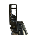 The M320 GLM's iron sight