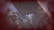 Ghost being shot in the chest by General Shepherd in Modern Warfare 2 Campaign Remastered.