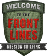 Front Lines Badge Promo WWII