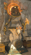 The Ra altar in-game.