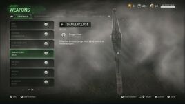 Danger Close menu MWR