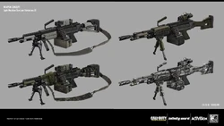 Concept Art for an LMG in Infinite Warfare.