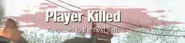 The message shown after killing another player.