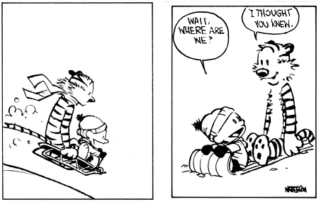 Strip Archive/January 1996/Transcripts | Calvin and Hobbes Fanon Wiki
