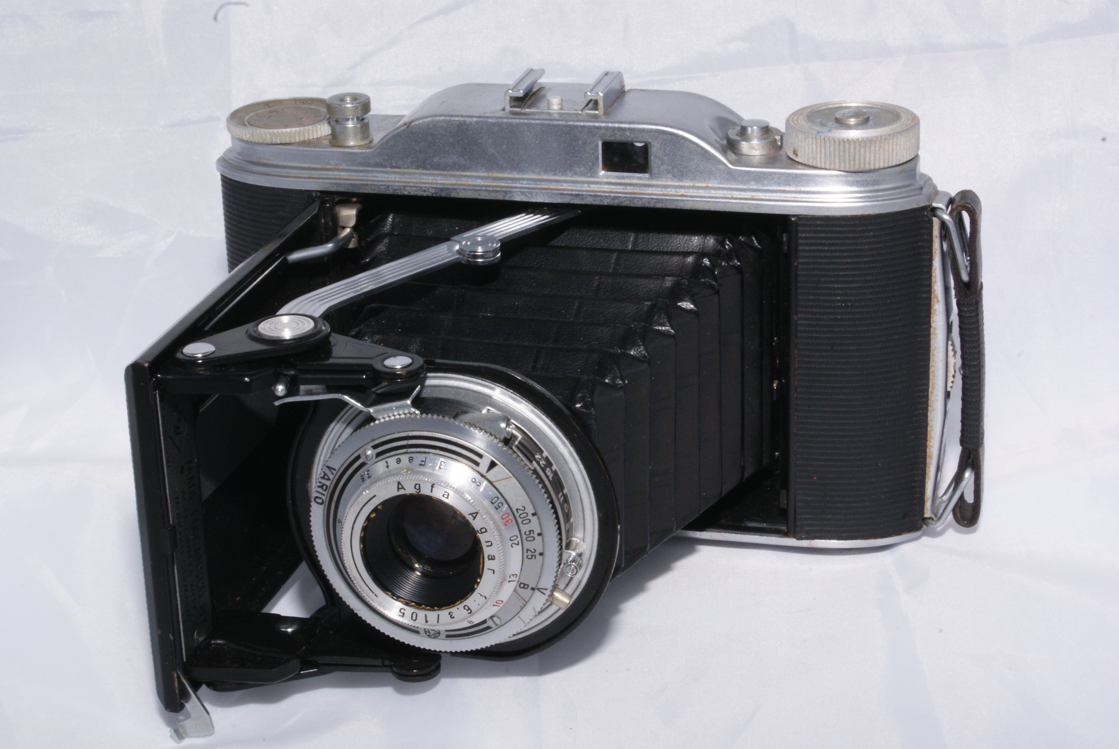 グランマームAnsco Viking フィルムカメラ Vintage Ansco Viking Readyset Folding Camera w/ Agfa Jsomar