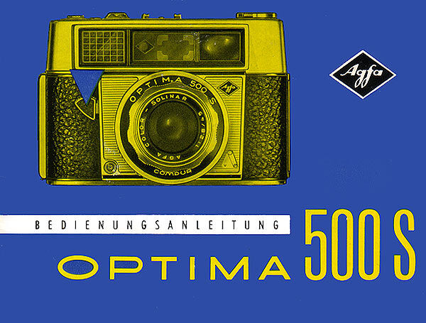 フィルムカメラ AGFA OPTIMA 500 SN COLOR-SOLINAR 2.8/45 Agfa Optima 500 35mm Film Camera Color-Apotar 1:2.8/45