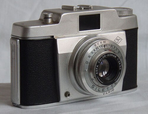フィルムカメラ AGFA SILETTE RAPID I COLOR-AGNAR 2.8/45 Agfa Silette Rapid I | Camerapedia | Fandom