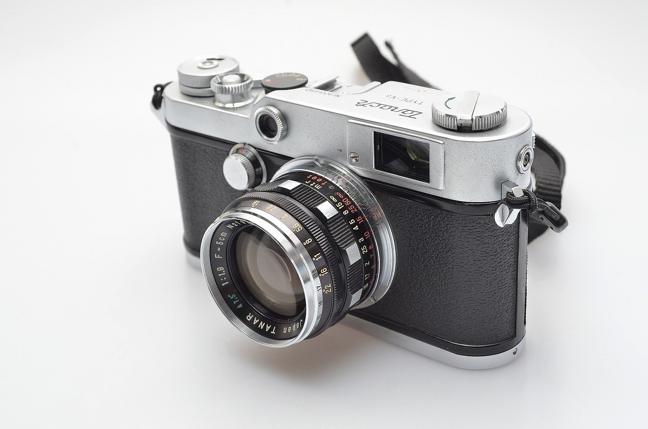 フィルムカメラ Tanaka Tanack Type-V3 / Tanar 5cm F1.9 Tanack V3 and VP - Camera-wiki.org - The free camera encyclopedia