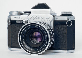 Edixa-Mat Reflex Mod B-L フィルムカメラボディー Wirgin: Edixa Mat Reflex Mod. B-L Price Guide: estimate a