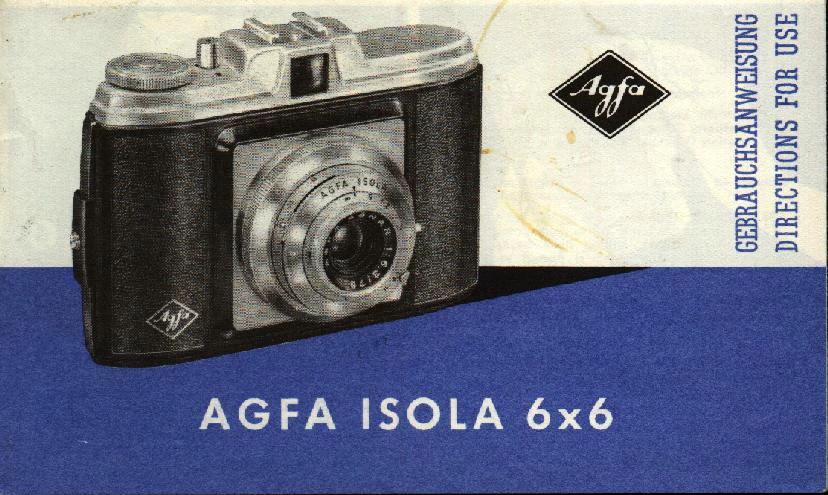 【実写確認済整備品】AGFA ISOLAⅡ／AGNAR 75mmf6.3付 実写確認済整備品】AGFA ISOLAⅡ／AGNAR 75mmf6.3付 Agfa Isola