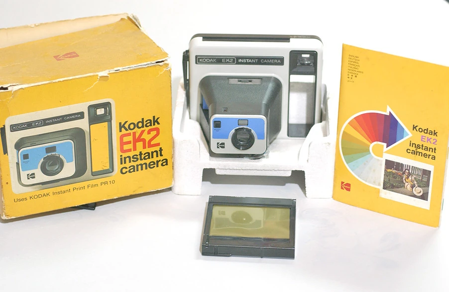 Appareil Photo Vintage Polaroid Kodak EK2 – Argentique En Bon État