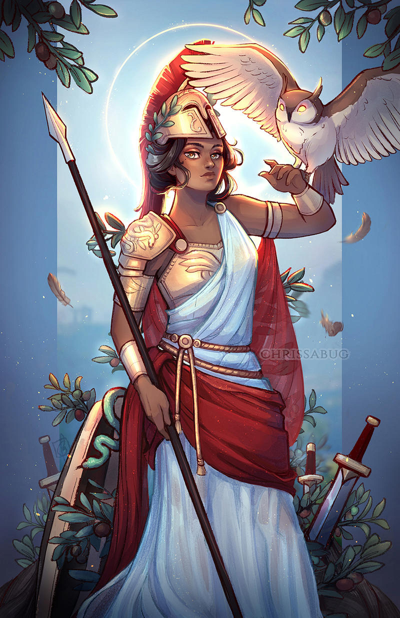 ATHENA (Athene) - Greek Goddess of Wisdom, War & Crafts (Roman