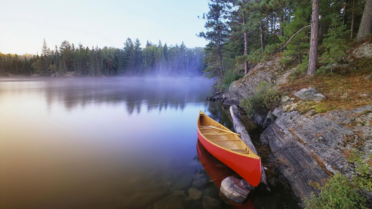 Canoe camping - Wikipedia