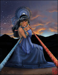 Coyolxauhqui, the moon goddess