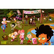 Dolph from the Camp Camp All Kids Poster