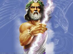 Zeus God of the Sky, Thunder and patron and father to the residents of this cabin.