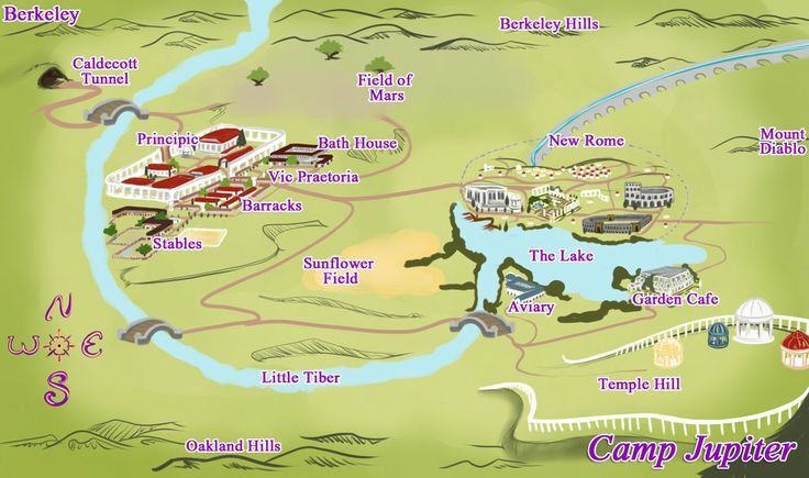 A Map of Camp Jupiter