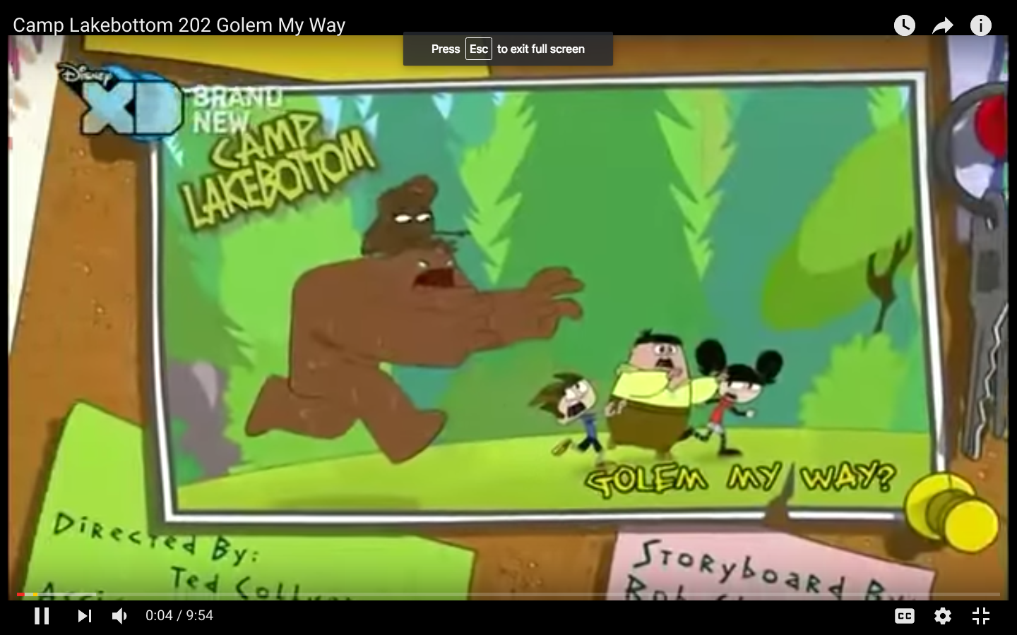 Golem My Way? | Camp Lakebottom Wiki | Fandom